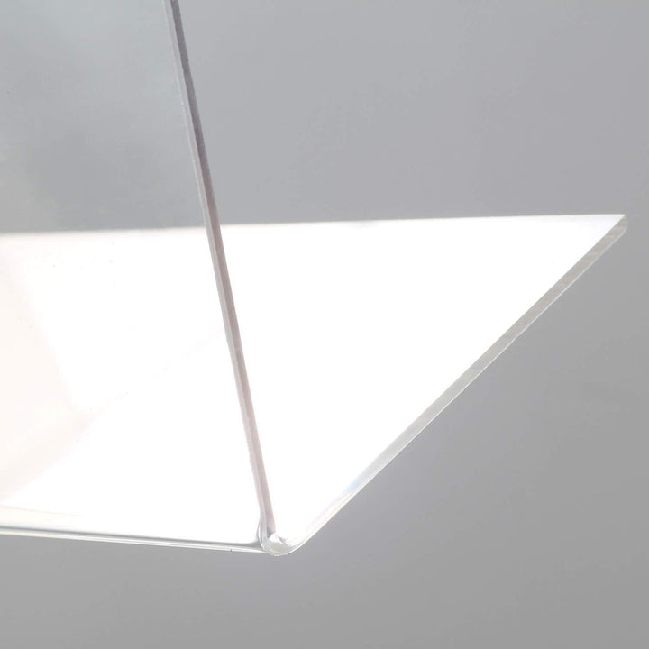 TUKA [10x] Anzeige-Ständer A5 Plakataufsteller im Querformat, Tischaufsteller L-Ständer, Prospektstä