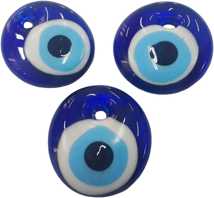 10 Stück Nazar Boncuk Boncugu 2,5/3/4/5 cm Blaues Auge, Evil Eye, Türkischer Glücksbringer, Gastgesc