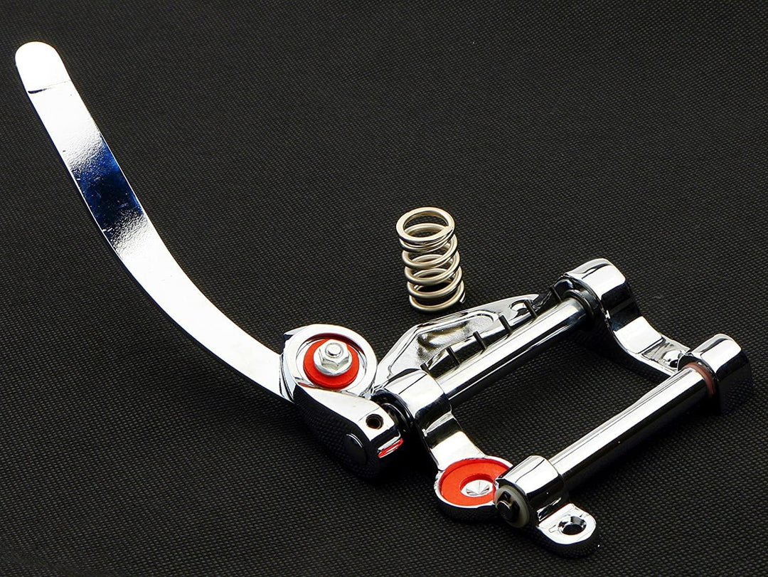 Pxyelec Gitarre Vibrato Saitenhalter Tremolo, Flat Top Body Tremolo Einheit Vibrato Bridge für Tele,