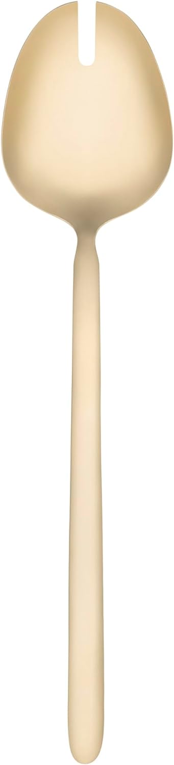 Blomus Salatbesteck -Stella- Salatgabel &Servierlöffel Edelstahl pulverbeschichtet (Champagne), Cham