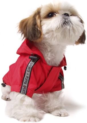Puppia Base Jumper Regenmantel für Hunde, rose M rose, M rose