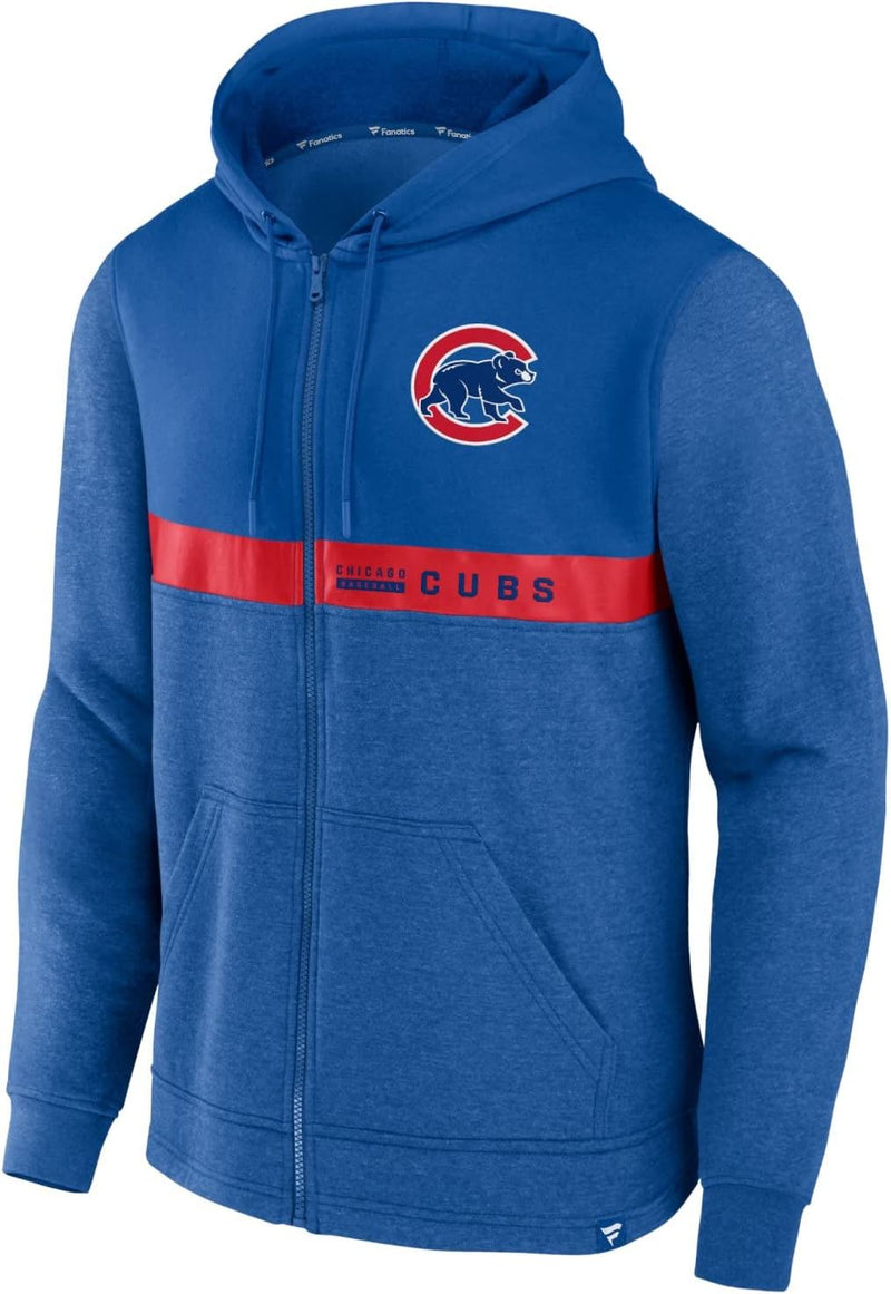 Fanatics Chicago Cubs Iconic Fleece Full Zip Hoody, S