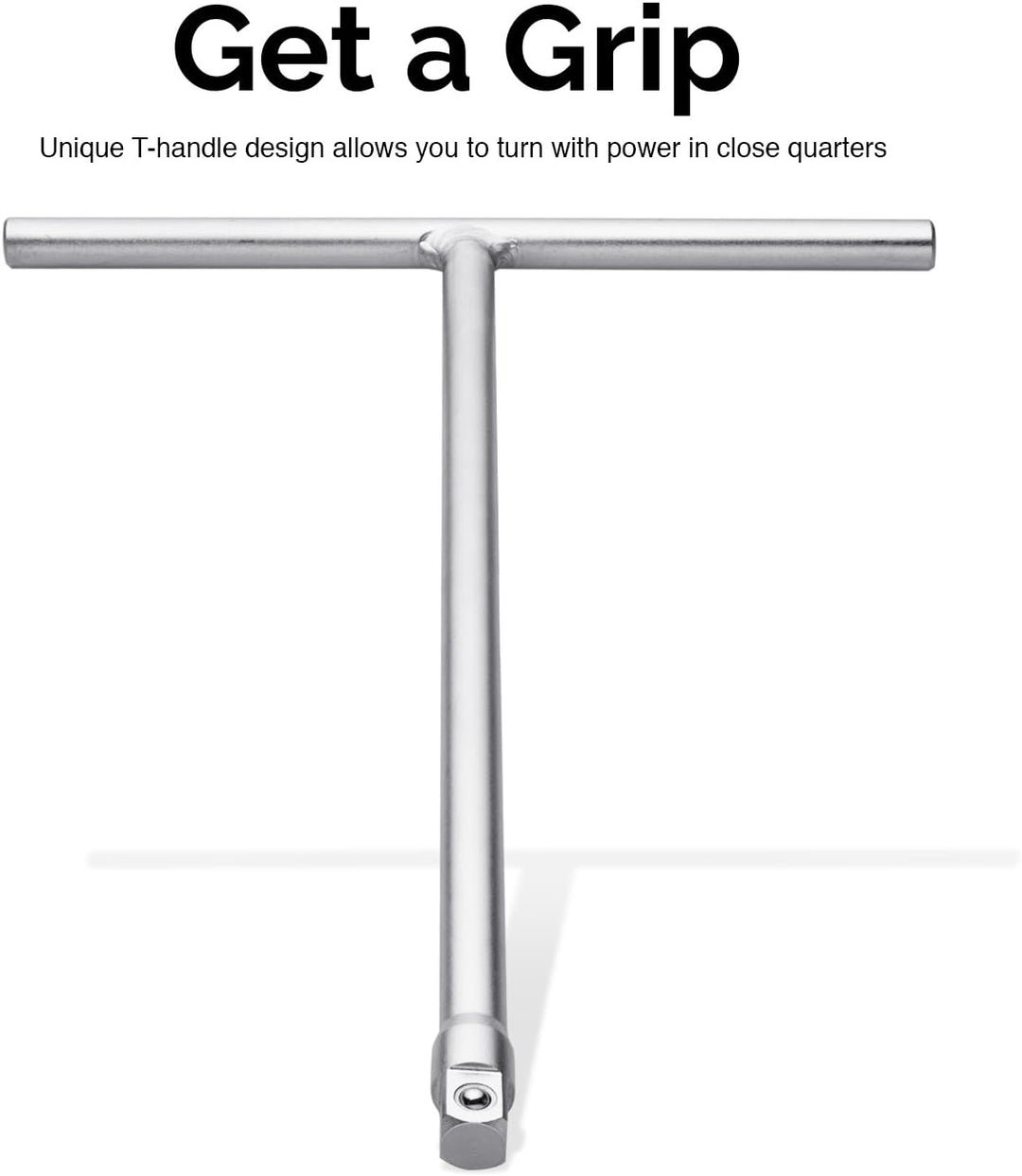 Neiko ¨ 01135A 3/8-Zoll-T-Griff-Schraubenschlüssel mit langer Reichweite | Chrom-Vanadium-Stahl