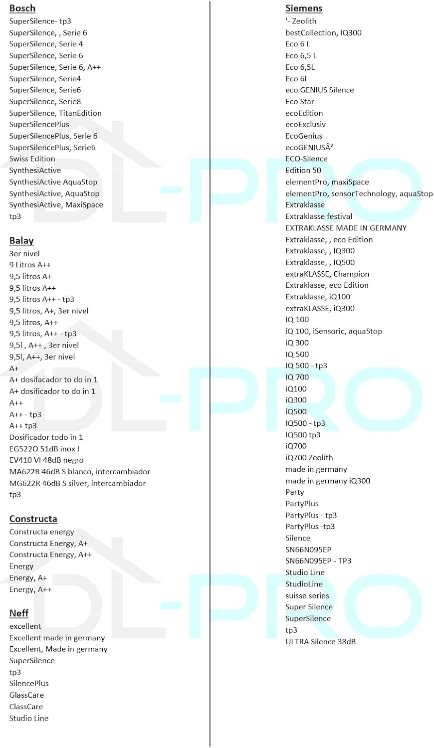 DL-pro Magnetventil-Reparatursatz für Bosch Siemens 645701 00645701 Füllventil Ventil Aquastopventil