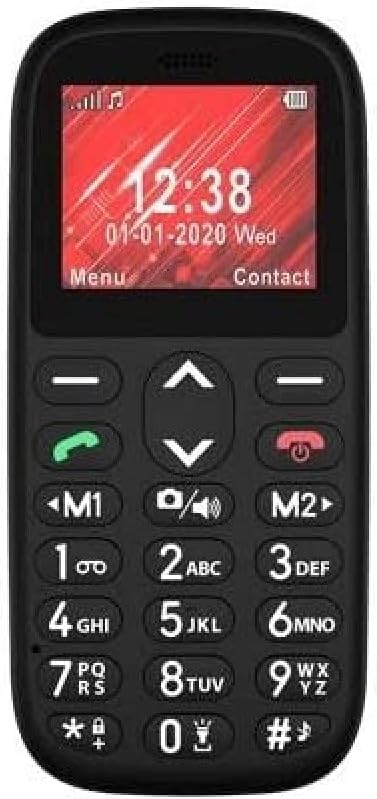 tech data españa s.l.unip. TELFONO MVIL S410 para Personas MAYORES/Negro TELEFUNKEN