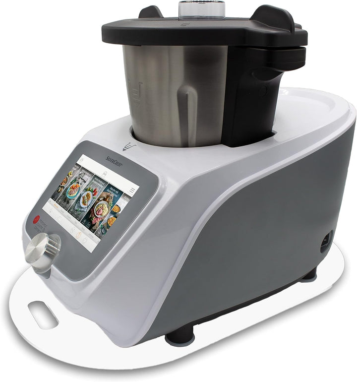 Gleitbrett aus Acryl für Monsieur Cuisine Smart | Connect und weitere Küchengeräte | weiss glänzend