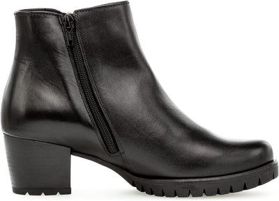 Gabor Damen Ankle Boots, Frauen Stiefeletten,Wechselfussbett 38.5 EU Schwarz 51, 38.5 EU Schwarz 51