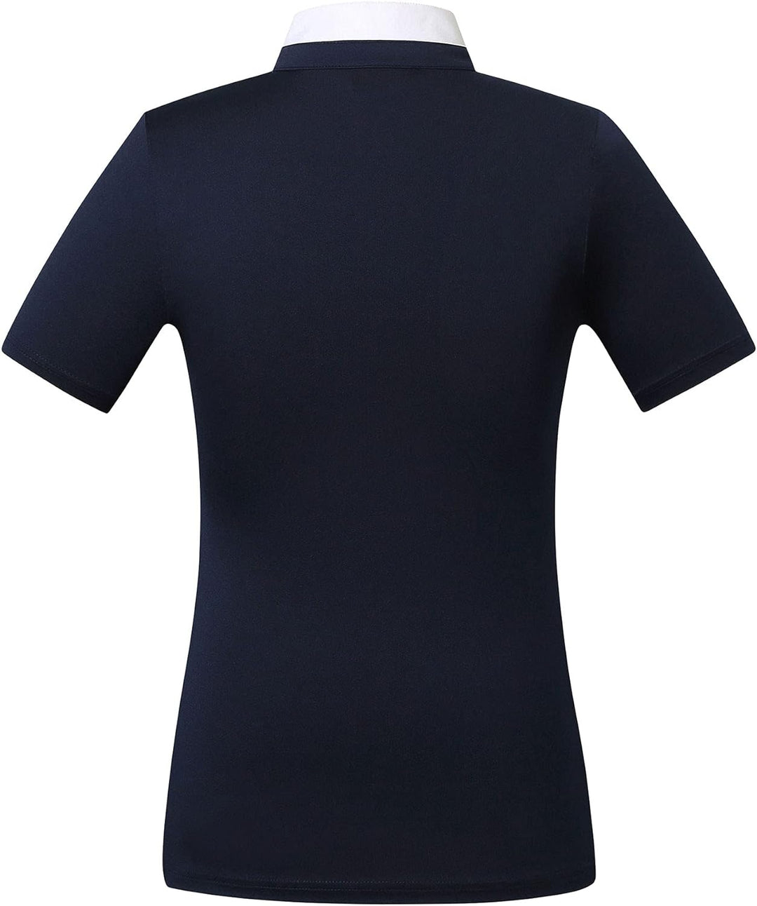Damen Shirt Competition Navy L, weiss