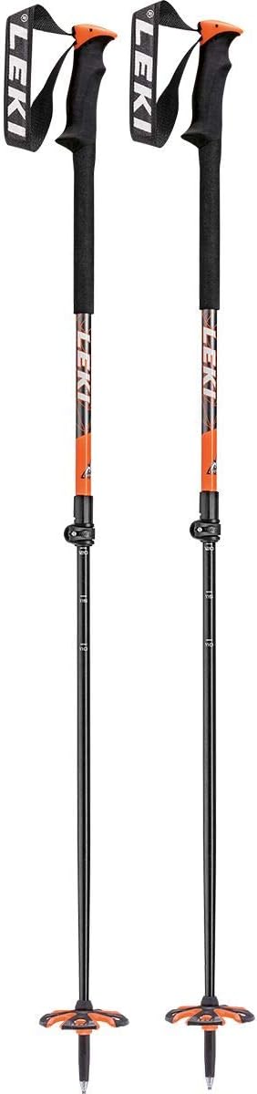 Leki Ultratrail FX.One Superlite Trailrunningstöcke 110 - 145 cm anthrazit-weiss-orange, 110 - 145 c