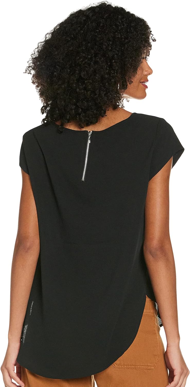ONLY Vic Short Sleeve Top 40 (Packung mit 4) Schwarz, 40 (Packung mit 4) Schwarz