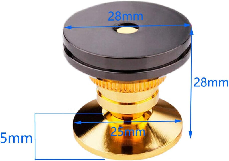 8 Stück Lautsprecher Spikes, Shock Absorber, Anti-Vibrations Lautsprecherständer für CD-Audio, Subwo