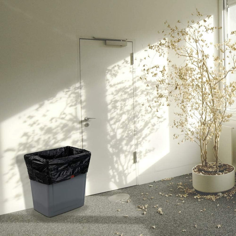 Xowine 30 L Müllsäcke mit Kordelzug, Küchen-kordelzug Müllsäcke, Schwarz Müllbeutel Taschen, 105 Beu