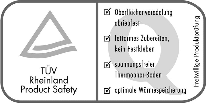 Woll 1024N Titanium Nowo Gussbräter viereckig 24 x 24 cm, 10 cm hoch, 4.0 Liter mit 2 Seitengriffen