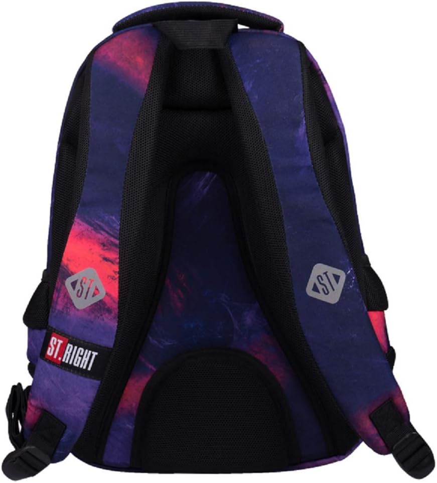 St.Right Flames Set Rucksack mit Kühltasche + Federmäppchen für die Grundschule, mittelgross