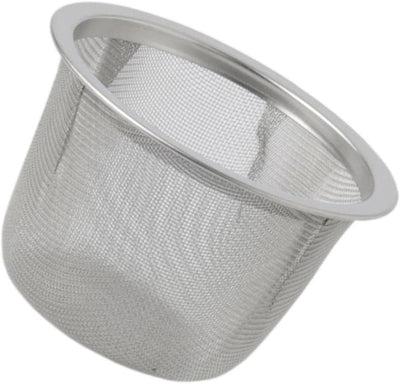 Teekanne asiatisch Gusseisen Set blau 1.2 Liter mit Edelstahl Tee-Filter-Sieb-Einsatz für losen Tee