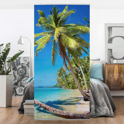 Bilderwelten Raumteiler Beach of Thailand 250x120cm ohne Halterung 250x120cm without hanger, 250x120