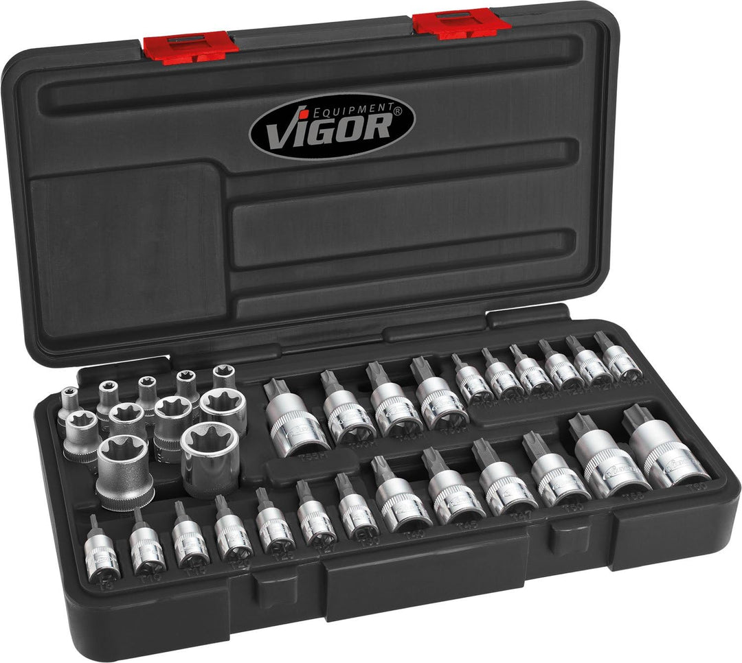 VIGOR V1781 Universal-TORX® Schraubendreher-Einsatz-Satz