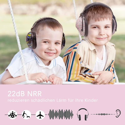 ZOHAN 030 Gehörschutz Kinder 2er Pack,Lärmschutz Kopfhörer Kinder mit Autismus, ohrenschützer kinder