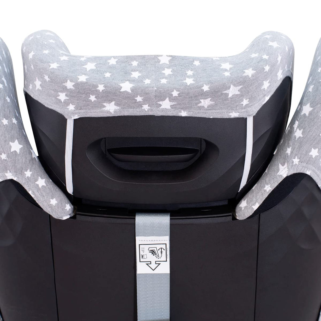 JYOKO KIDS Bezug Kompatibel mit Cybex Solution G I-size (White Star), White Star