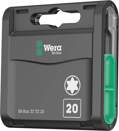 Wera 05057773001 Bit-Sortiment, Bit-Box 20 TX 25, 20-teilig & 05057770001 Bit-Sortiment, Bit-Box 20