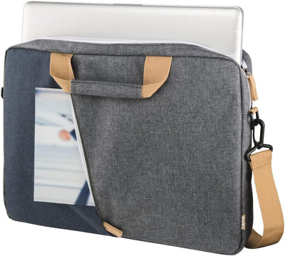 Hama Unisex Florenz Laptoptasche 15,6'' / 40 cm Blau Grau, 15,6'' / 40 cm Blau Grau