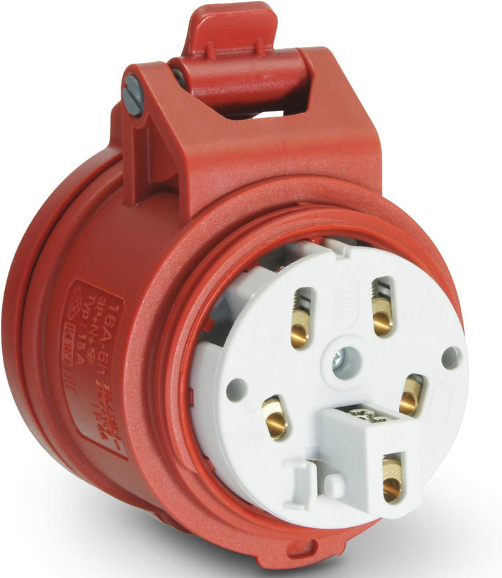 CEE 2+1 Stecker & Kupplung Set 400V/16A 5p IP44 Standard & mit Phasenwender - Mennekes