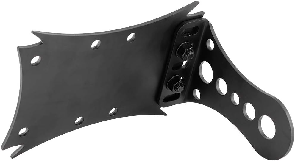 EVGATSAUTO Kennzeichenhalterung, Motorrad Retro Seitenhalterung Kennzeichenhalter Halterung Kennzeic