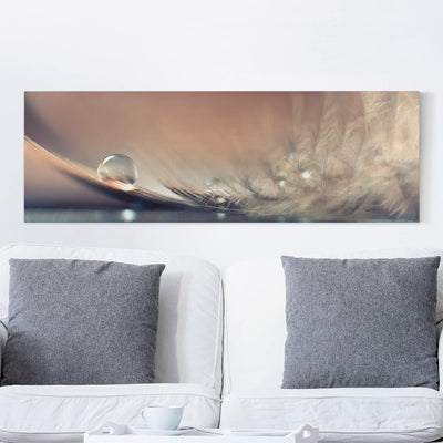 Bilderwelten Leinwandbild - Story of a Waterdrop - Panorama Quer, 60cm x 180cm, 60cm x 180cm