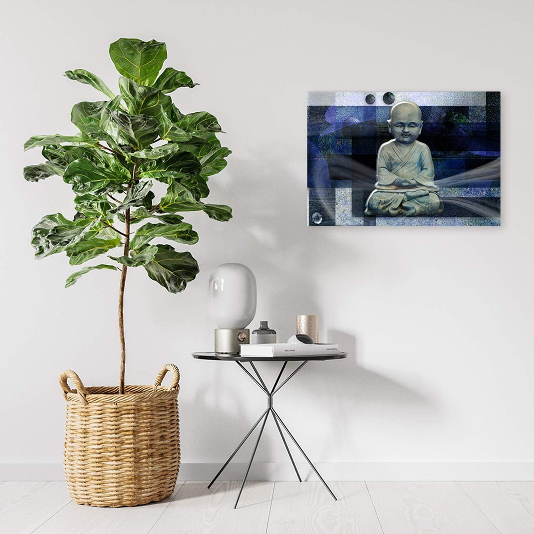 Leinwandbild XXL Zen Wandbild Kunst Abstrakt Violett 120x80 cm M14700 120x80 cm, M14700 120x80 cm