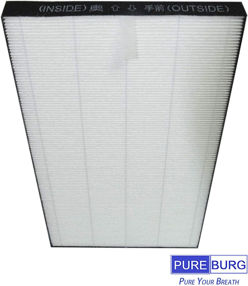 PUREBURG Ersatz-HEPA-Filter+Deofilter Kompatibel mit Sharp UA-HD60U-L/UA-HG60E-L LUFTREINIGER mit Be