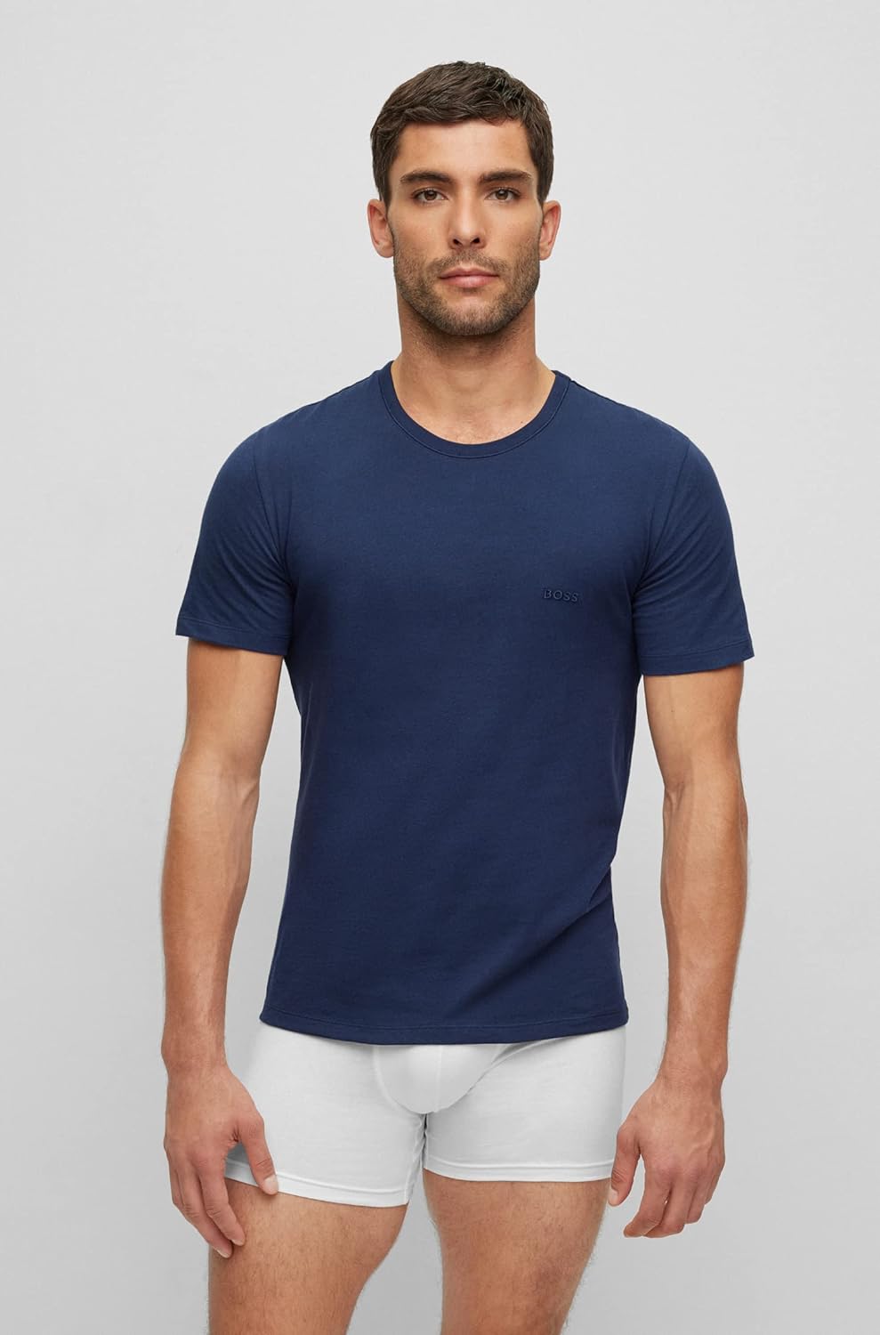 BOSS Herren Classic T-Shirts Kurzarm Shirts Pure Cotton Crew-Neck 6er Pack, Farbe:Mehrfarbig, Artike