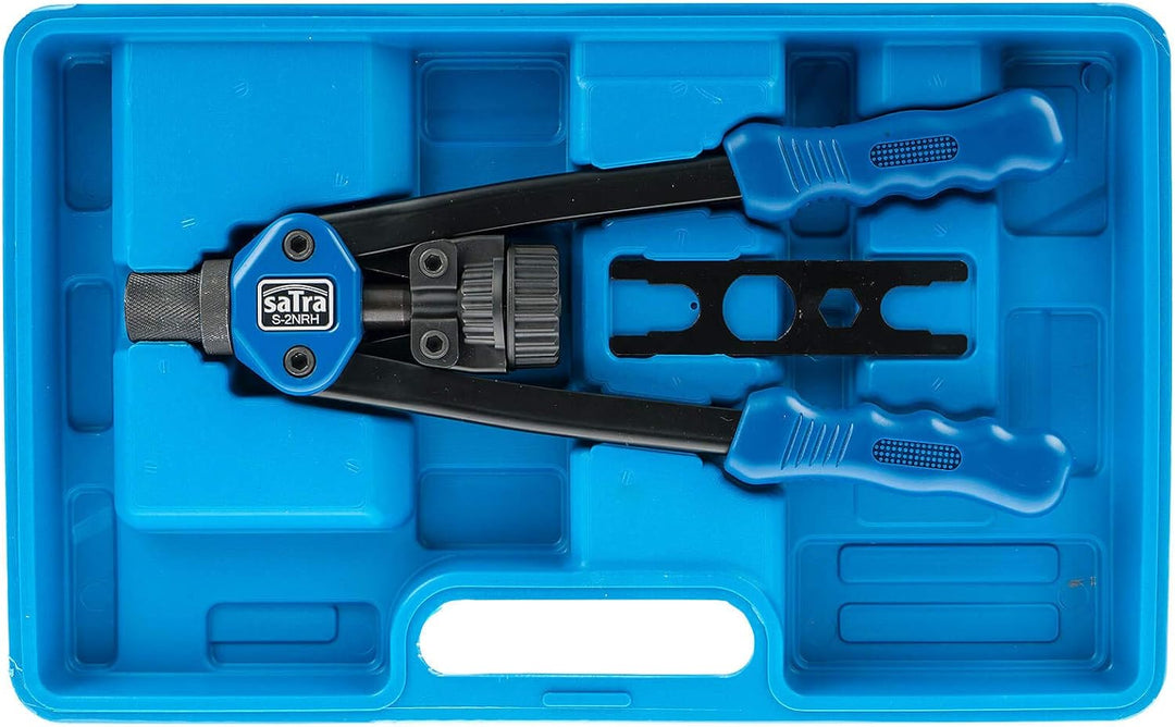 Satra S-2NRH Profi-Nietmutternzange M3 - M10, inkl. Kunststoffkoffer