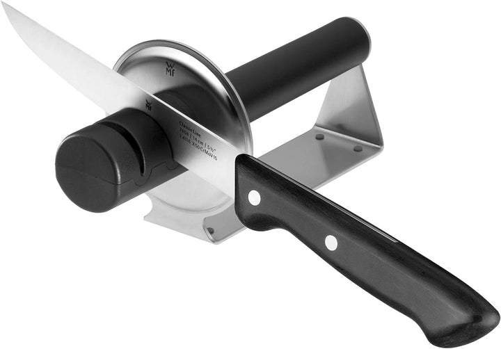 WMF Gourmet Messerschärfer, Keramikscheiben, 2 Stufen, zum Vor- und Nachschleifen, sichere Handhabun