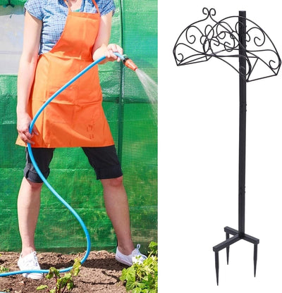 Ejoyous Gartenschlauchhalter, Gartenschlauchhalter 110cm mit 3 Befestigungspunkten für Gärten Hof