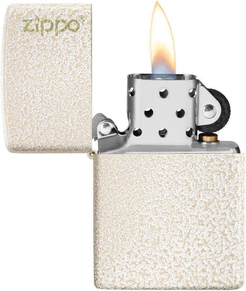 Zippo Mattes Taschenfeuerzeug Logo Mercury Glass Zippo Logo, Logo Mercury Glass Zippo Logo