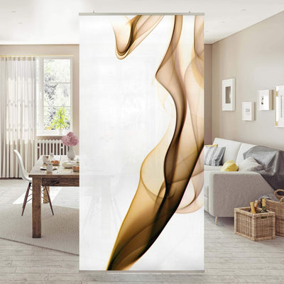 Raumteiler Golden Nebula 250x120cm inkl. transparenter Halterung 250x120cm incl. transparent hanger,