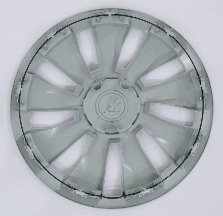 Skoda 6VA071455 Radkappen (4 Stück) Radzierblenden Calisto 15 Zoll Radblenden 5,5Jx15 Stahlfelge, Si