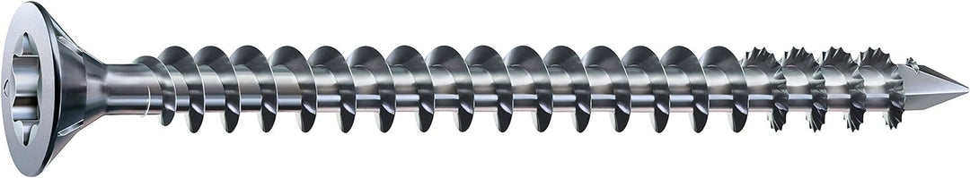 SPAX Holzbauschraube, 10,0 x 300 mm, 50 Stück, T-STAR plus, Senkkopf mit Fräsrippen, Vollgewinde, CU
