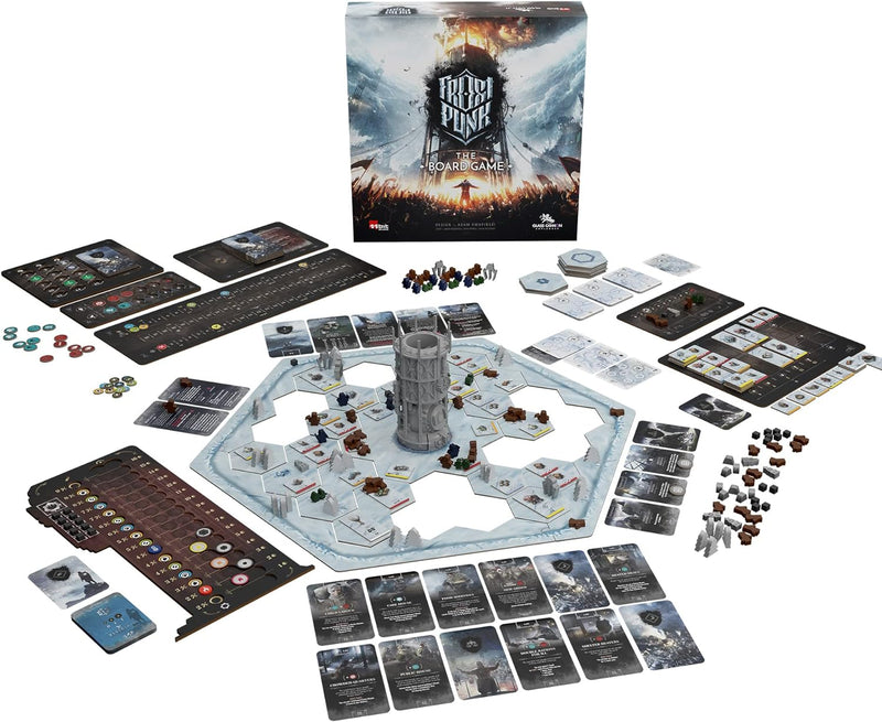 Glass Cannon Unplugged | Frostpunk: Das Brettspiel Alter 16+ 1-4 Spieler 120-150 Minuten Spieldauer,