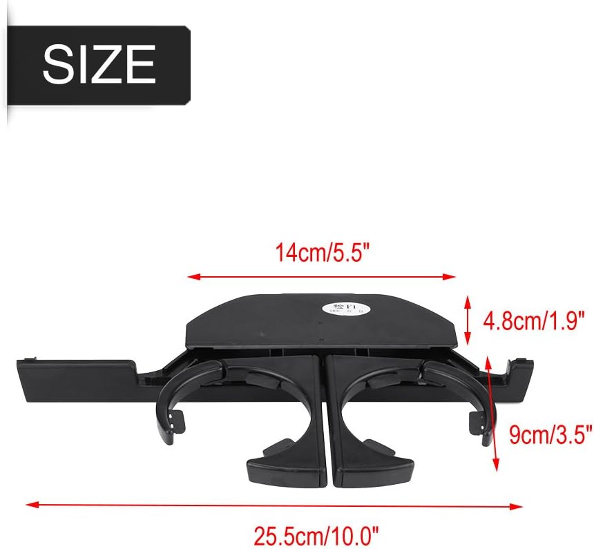 Suuonee Autotassenhalter, Autokonsole Versenkbarer Getränketassenhalter LHD Passend für E39 525 528