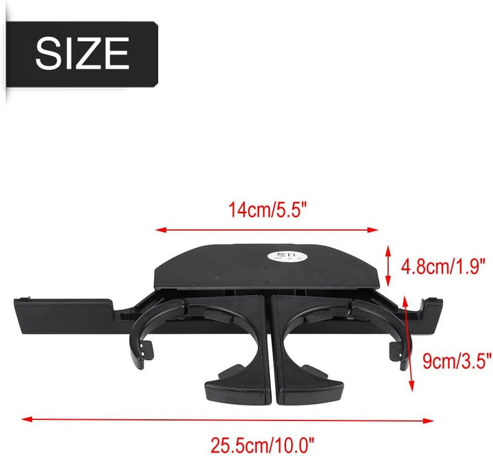 Suuonee Autotassenhalter, Autokonsole Versenkbarer Getränketassenhalter LHD Passend für E39 525 528