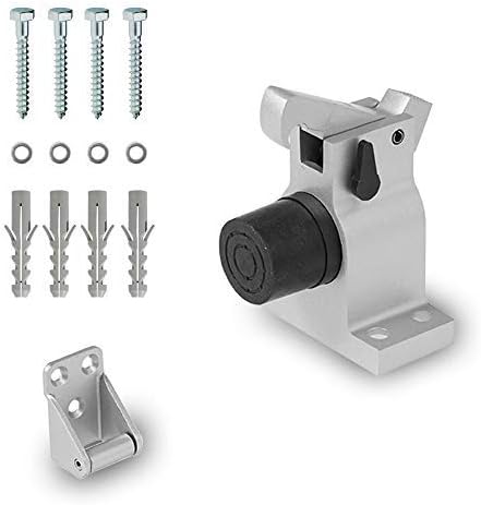 SCHÜCO- Türstopper, TürfeststellerFarbe: Naturton/Silberfarbig (C0 (EV1)), Material: Alu- Guss