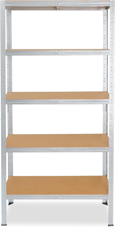 shelfplaza® 180x30x23cm Home Schwerlastregal verzinkt/Metallregal mit 5 Böden/Kellerregal Metall, Ga
