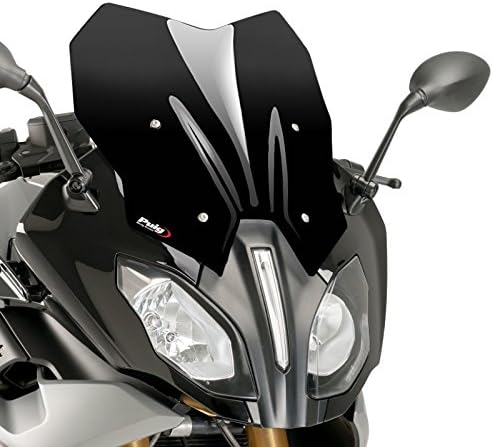 Puig 7616 N Racing Screen für BMW R1200 RS 15 "17-, N Schwarz, Schwarz