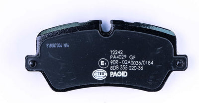 HELLA PAGID 8DB 355 020-361 Bremsbelagsatz - T2242 - Dicke/Stärke: 17.3mm - Bremssystem: TRW - für V