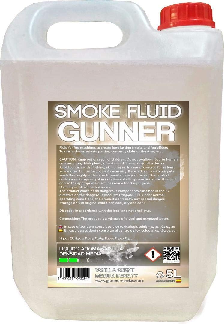Rauchflüssigkeit von mittlerer Dichte Vanille, 5 l