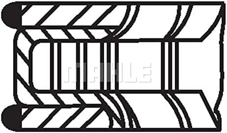Mahle Original 038 52 N0 Kolbenringsatz