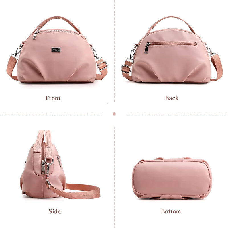 CORIOS Damen Schultertasche Nylon Handtasche Casual Umhängetasche Leicht Henkeltasche Tragetasche Wa