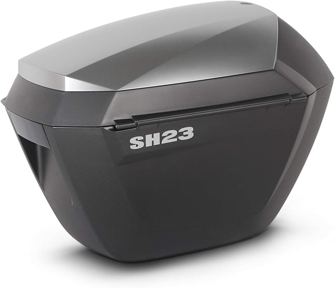 D0b23200w - seitenkoffer mit aluminium-finish sh23 alu kompatibel mit look