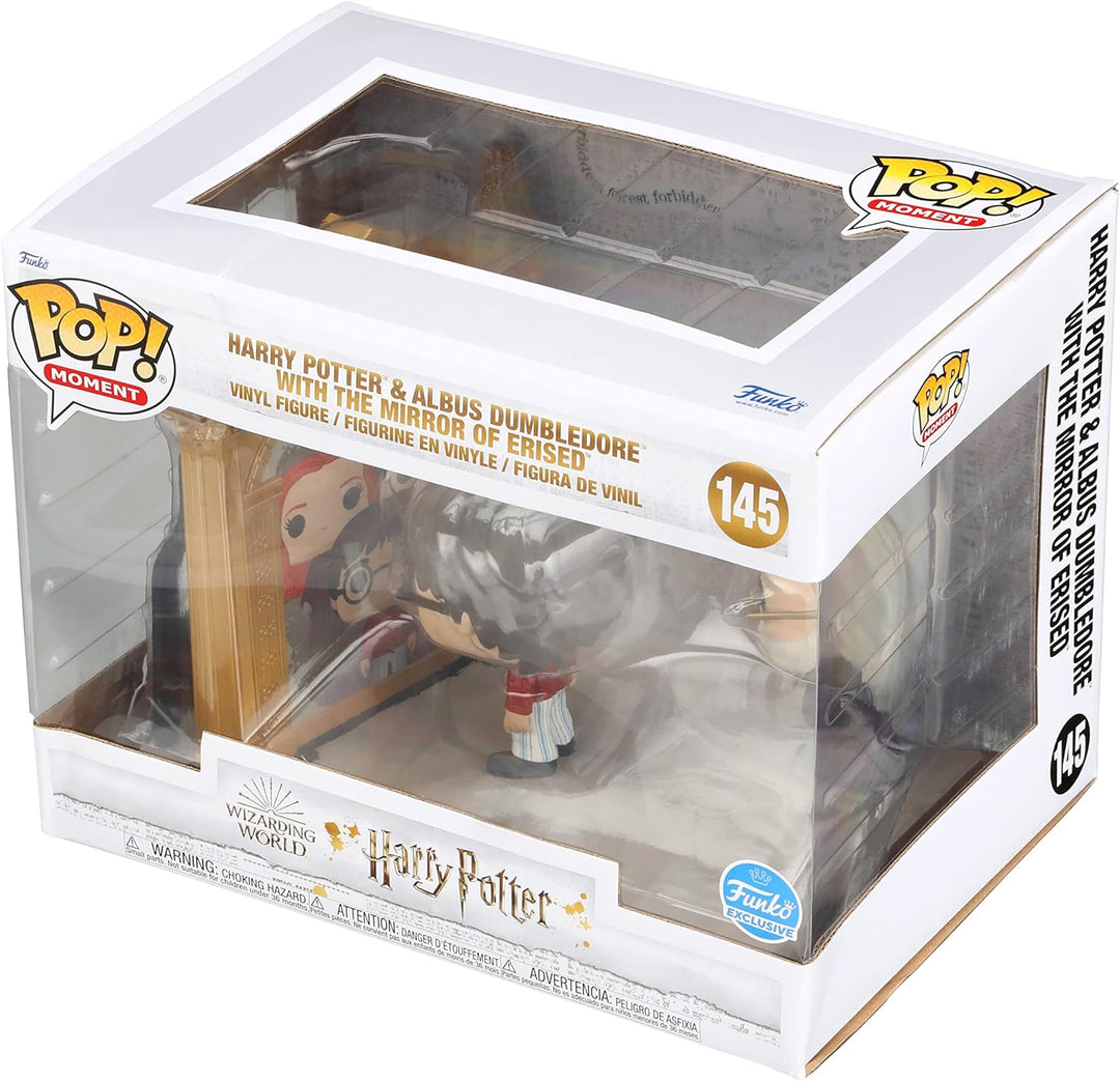 Funko 63144 Harry Potter und Albus Dumbledore mit dem Spiegel von Erised Figur, Mehrfarbig